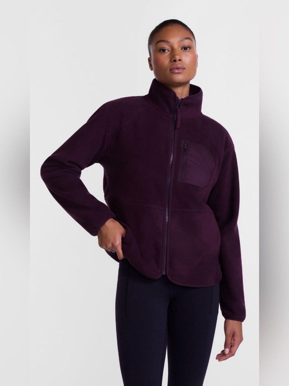 Ozark Trail Women’s Fleece Zip-up Jacket